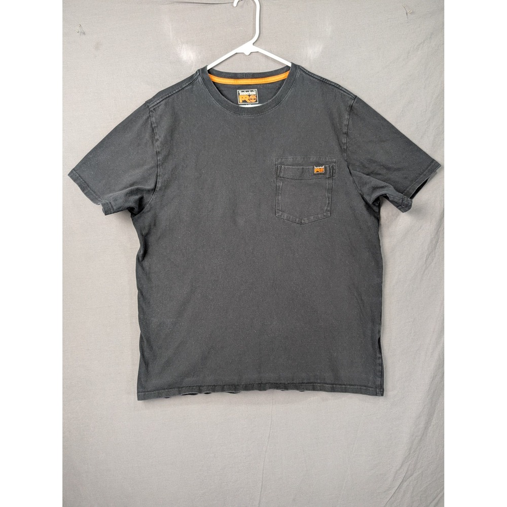 Timberland PRO Mens Black Pocket T-Shirt TB0A6ER3 Original Fit Size Large
